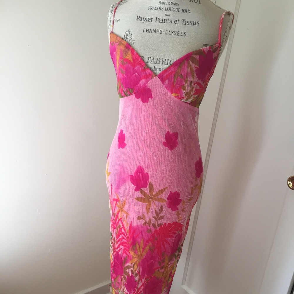 Windsor Strappy tropical dress size M